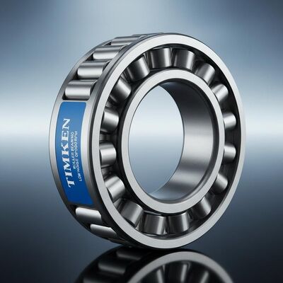 Rodamiento de rodillos TIMKEN con funcionamiento de bajo ruido, construcción de jaula de acero y clasificación de velocidad de hasta 10.000 RPM