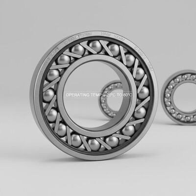 Acero endurecido con rodamiento de rodillos cruzados de pista de rodadura para -20 °C a 80 °C con diámetro interior de 10 mm a 500 mm