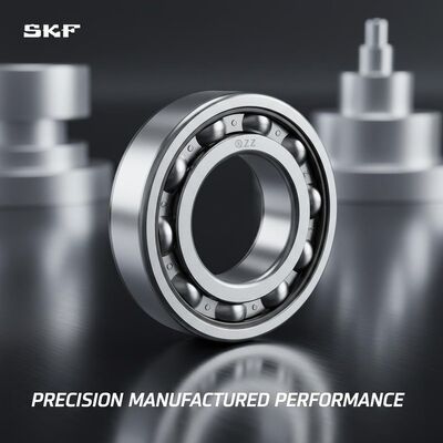 SKF rodamiento radial de bolas acero cromo AISI 52100 con sello ZZ para el rendimiento de fabricación de precisión