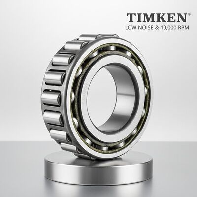 Unidad de montaje de rodamientos de rodillos TIMKEN prelubricada con funcionamiento con bajo ruido y velocidad de hasta 10.000 RPM